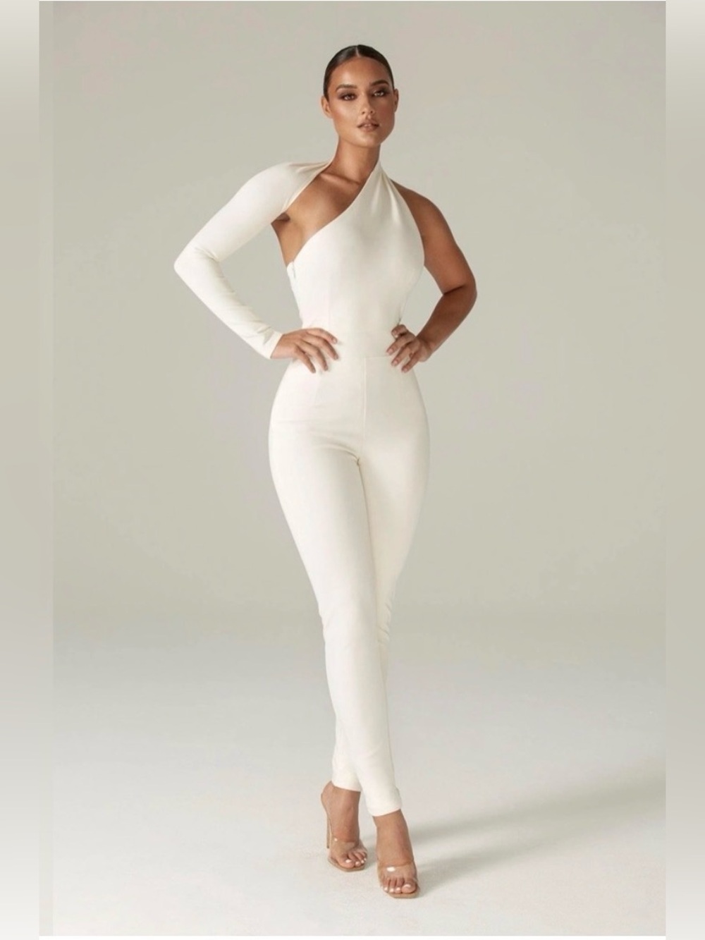 Alieva Aliava Dariya Modern Jumpsuit Off White
